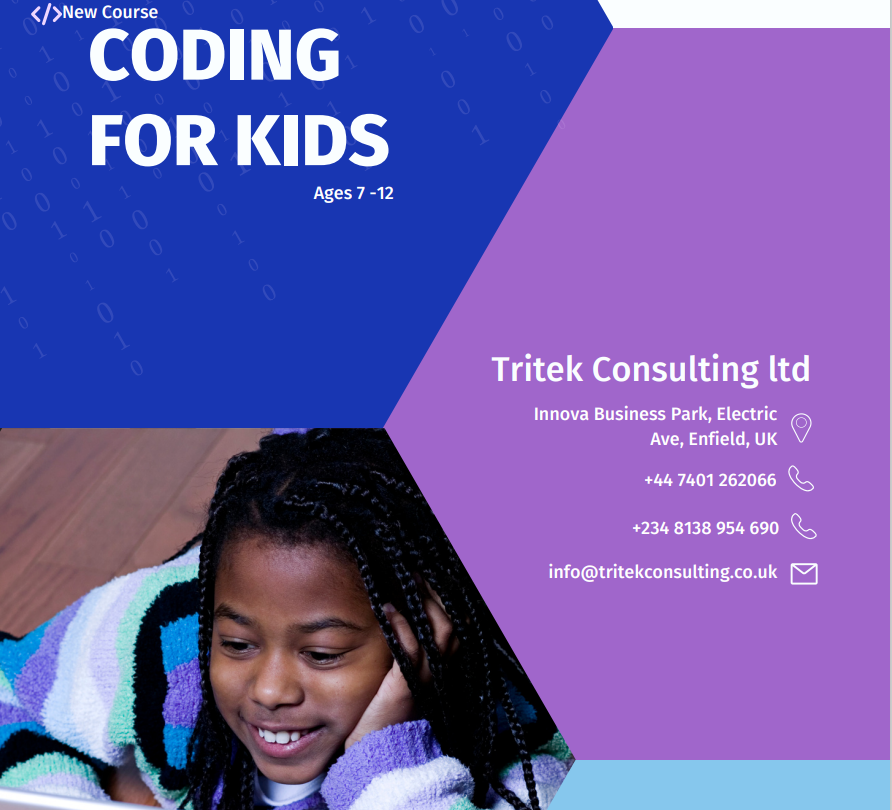Coding for kids (Ages 7 -12)